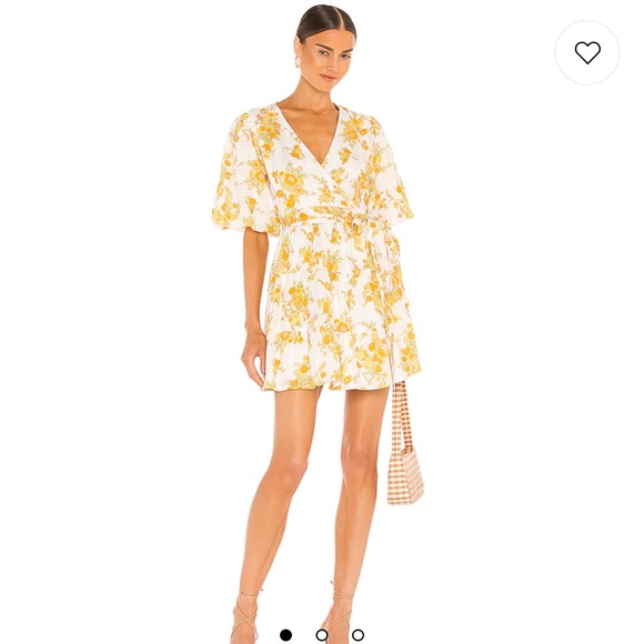 Faithful the Brand Rooney Wrap Mini Dress US 4/AU 8/S - Picture 1 of 5